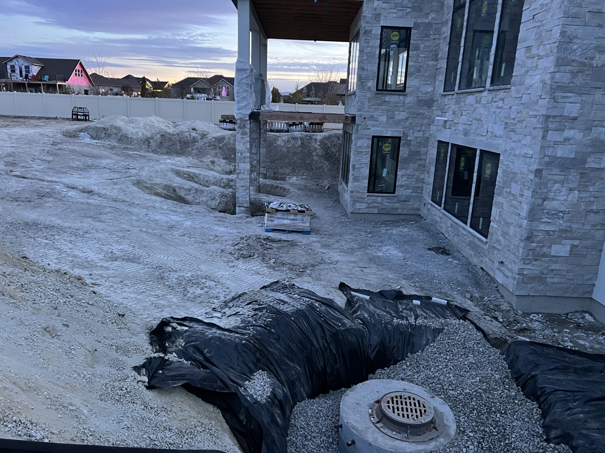 Drainage solution at luxury residential property